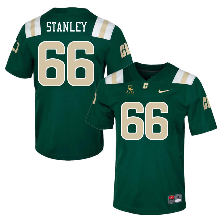 Charlotte 49ers #66 Kendall Stanley College Football Jerseys Stitched Sale-Green